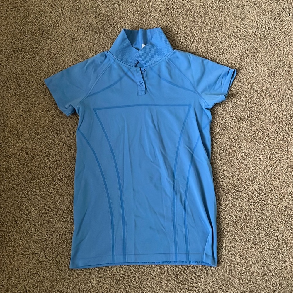 Ivivva/Lululemon Blue Polo Size 14